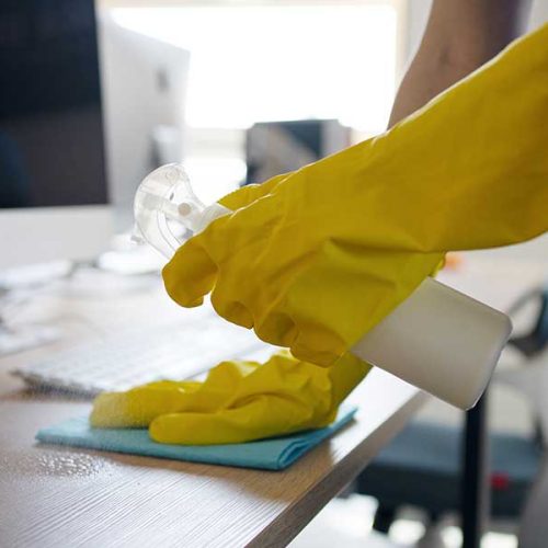 sanitization and disinfection in the workplace