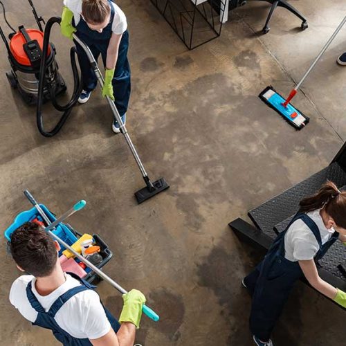 what is the difference between janitorial and cleaning services